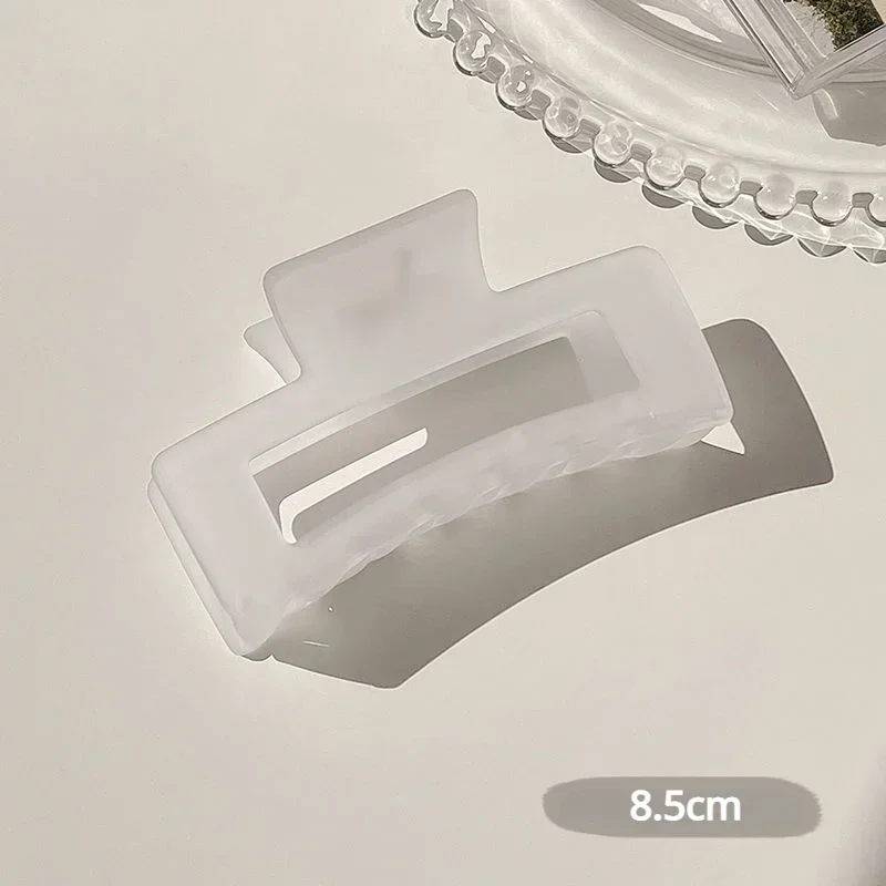 Elegant Transparent Hair Claw Clip for Women and Girls - 2023 Edition
