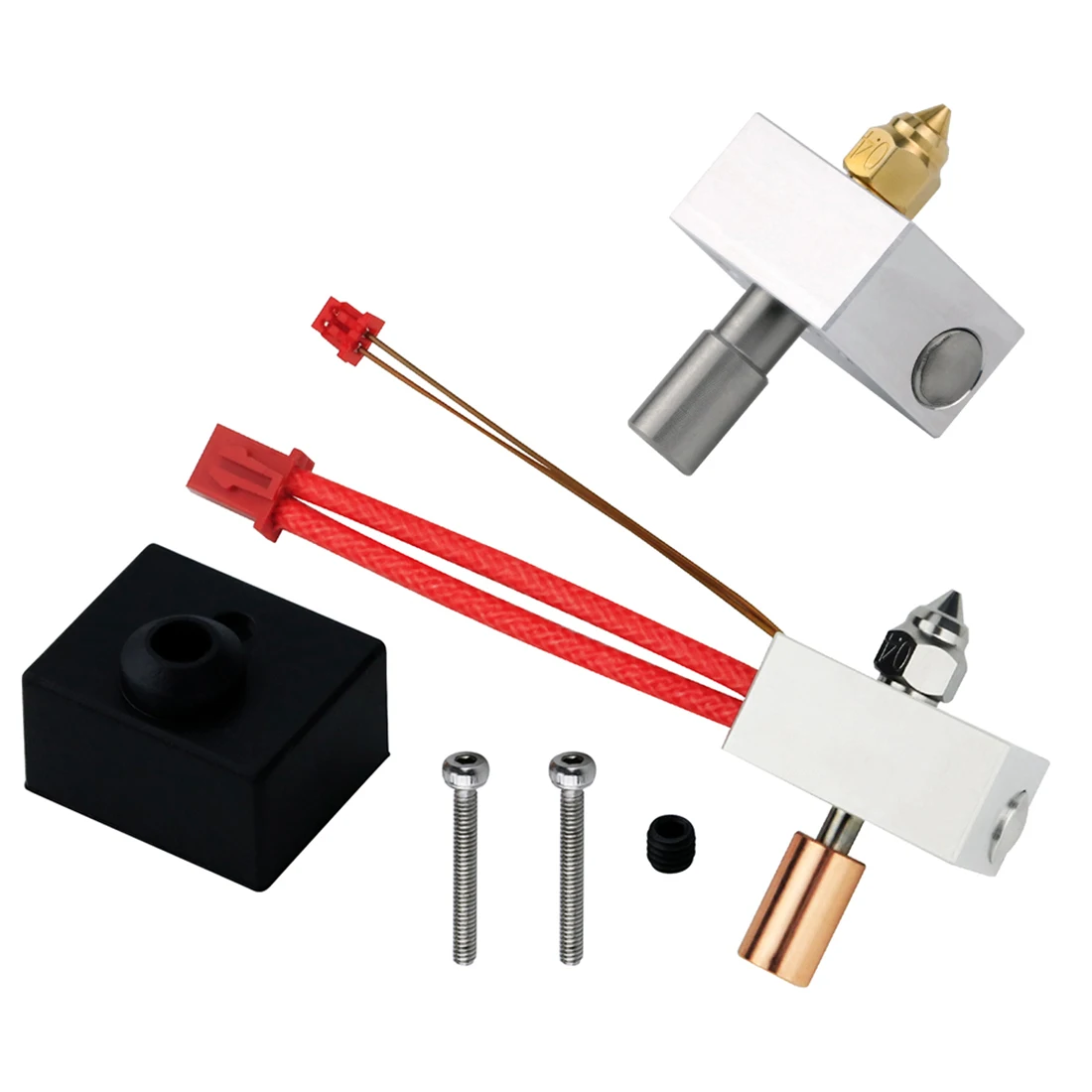 

High 300℃/Standard 260℃ Temperature Pro Heating Block Kit for Ender-3 S1 CR-10 Smart Pro Printer Hotend Kit with Sprite Extruder