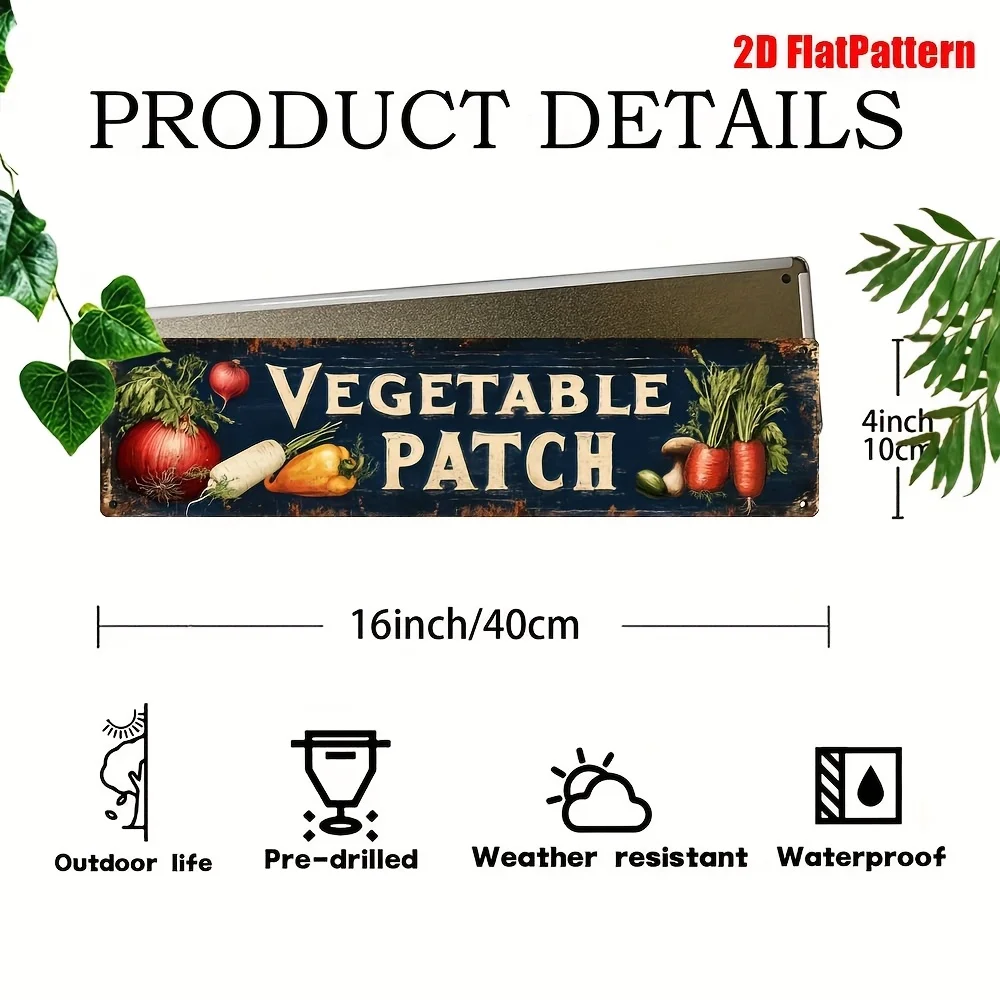 2D フラット 1 個「COFFEE STATION」15.75x3.94 インチアルミサイン - ヴィンテージ素朴な金属、カフェホームファームハウス装飾