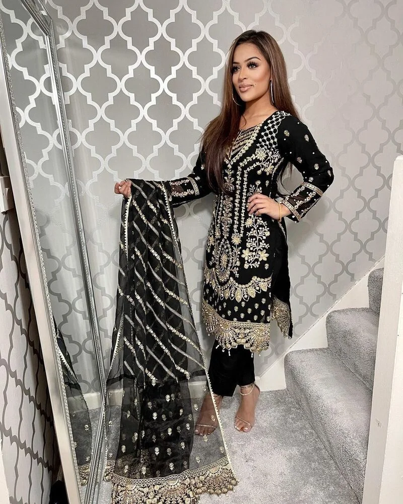 Pakistani Clothes Salwar Kameez Women Ethnic Wear Ladies Wear Patiyala  Punjabi D, image size:800x1000