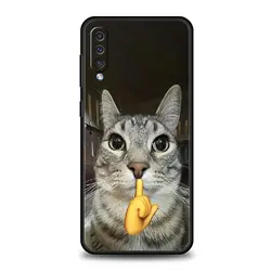 Playful Cat Design Phone Case Cover - Samsung A04 (A1)