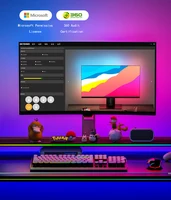 Immersion RGB Computer Screen Synchronization Light Strip, USB 5V Dream Color PC Backlight Pickup Light for Game Room 2