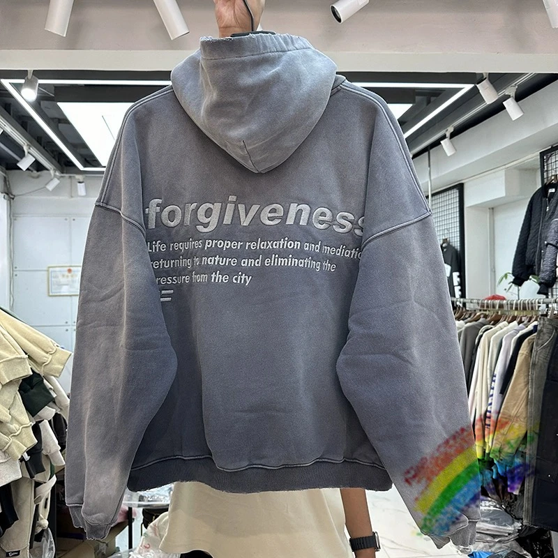 Review For Letter Embroidered Fake Hoodie YV40085 main image 1