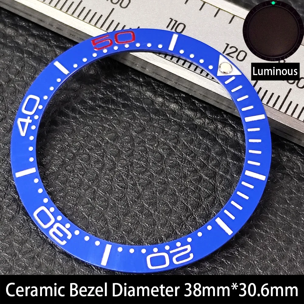 Elegant 38mm Ceramic Bezel Insert