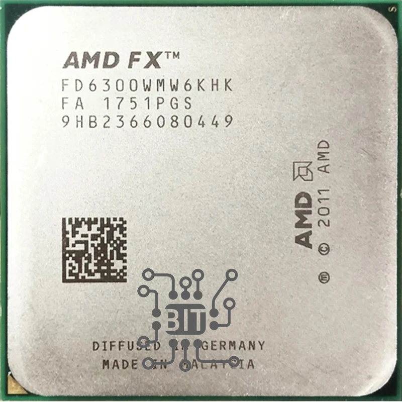 Processador Cpu Amd-fx6300 Fx6300 35 Ghz Núcleos Soquete Fd6300wmw6khk Am3 +