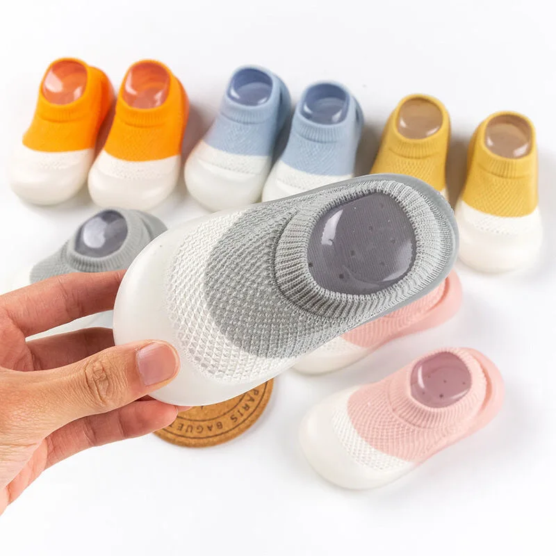 Combed Cotton Breathable Anti Slip Baby Shoes
