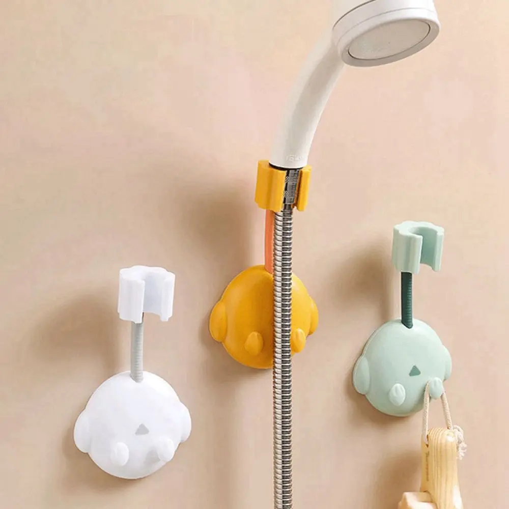 

Cartoon Self Adhesive SPA Wall Mount Storage Shelves Shower Bracket Bathroom Accessories Shower Head Holder Showerhead Stand