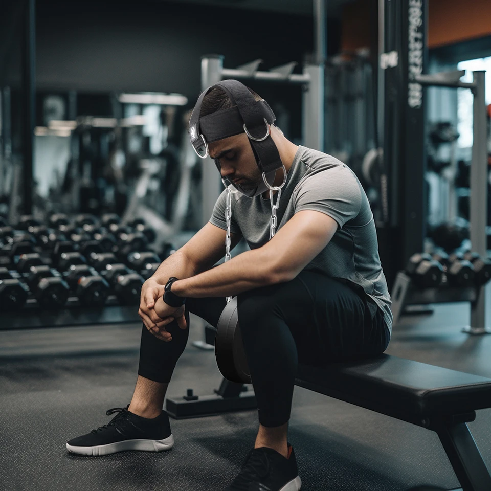 Gym Neck Training With Bands Isometric Neck Exercises Isometric