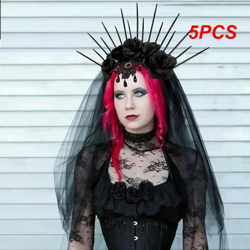 

5 шт. оголовье реквизит сетка элегантная Ретро удобная и эстетически приятная крутая Высококачественная Марля украшение на Хэллоуин