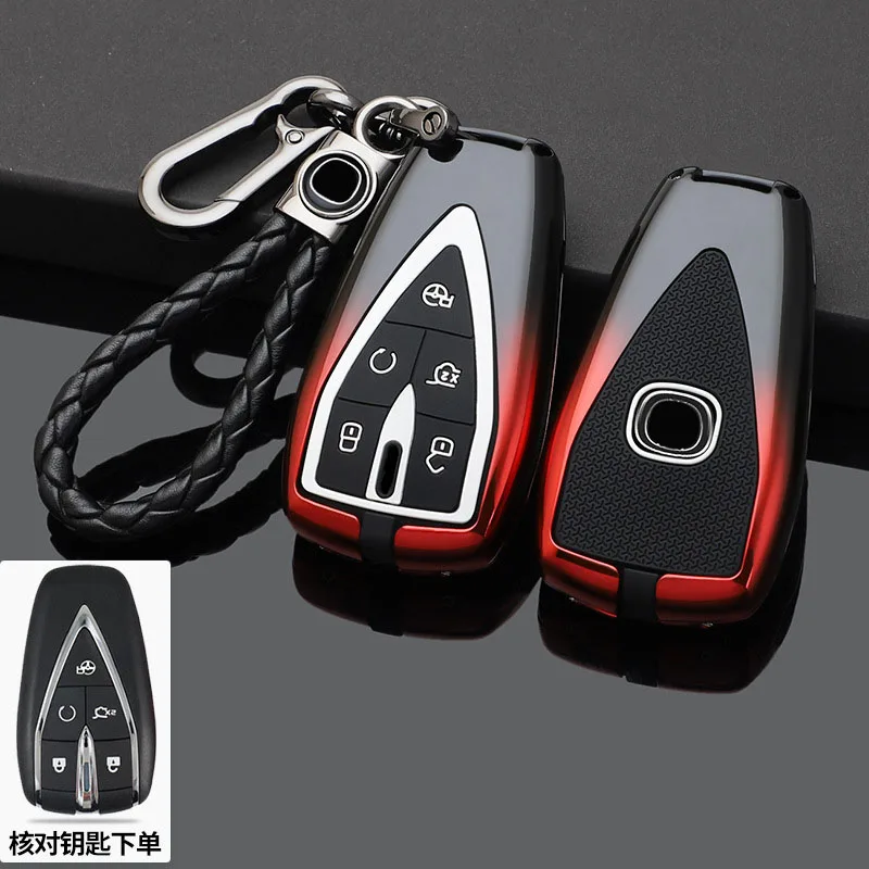Car Key Cover Case Holder For Changan Cs35 Plus Cs55 Plus Cs75 Plus