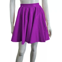 Plus Size Sweet Girl A-Line Goth Skirts Casual PVC Bottoms High Waist Faux Latex Slim Fit Mini Skirt Women Solid Sexy Club Skirt - Image 3