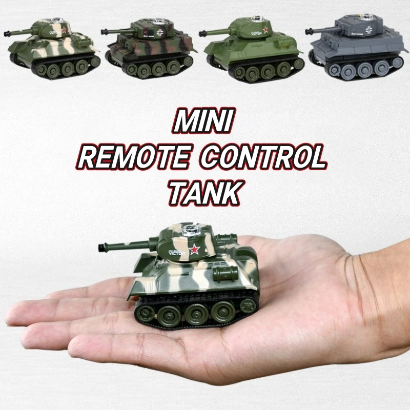 

Mini Rc Car Kids Toy Remote Radio Control Tank Radio-Controlled Truck Electronic Toys Tank Simulate Tanks Model Children Gift