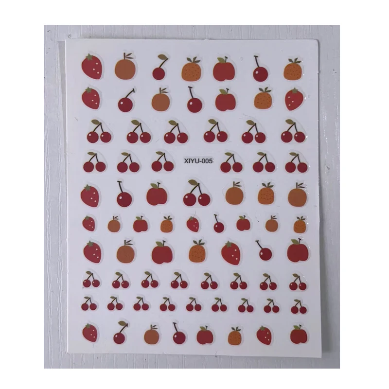 1PCS Love Cross Frog Cherry Butterfly Magic Hat Witch Nail Sticker DIY Art Nail Design Decal Dticker