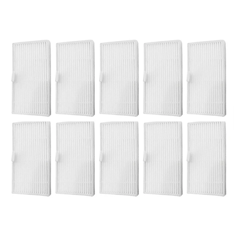 

10Piece Hepa Filter Side Brush Replacement Robot Vacuum Cleaner Parts Spare Part Accessories For Xiaomi Lydsto W2