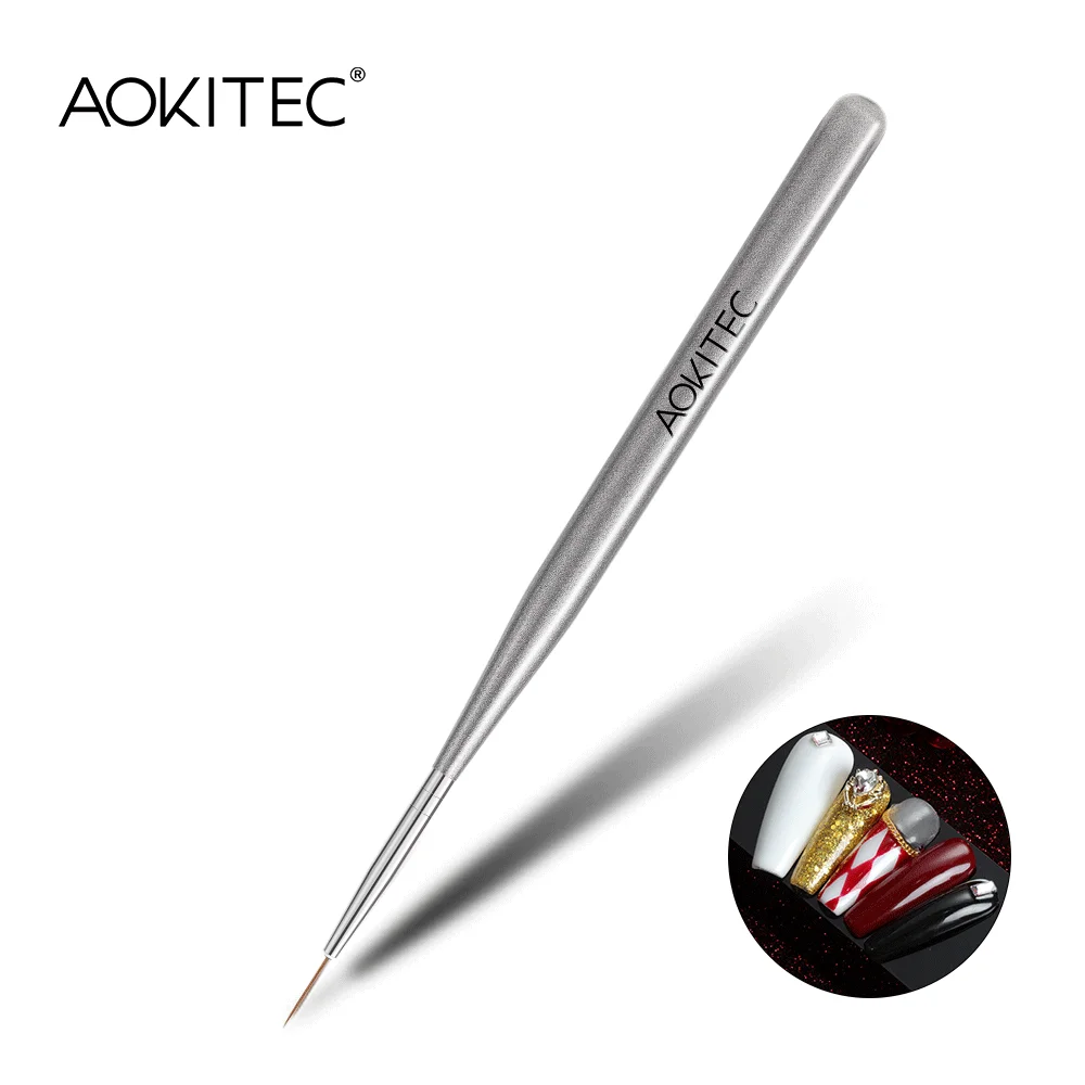 

1 шт., кисть для дизайна ногтей AOKITEC