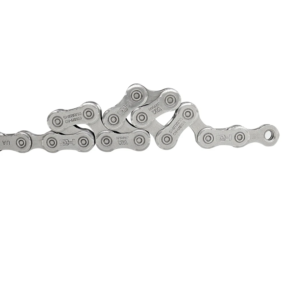 Bicycle Chain Shimano Deore XT 12 Speed CN-M8100 MTB E-Bike 12s 126L HG SIL-TEC QUICK-LINK