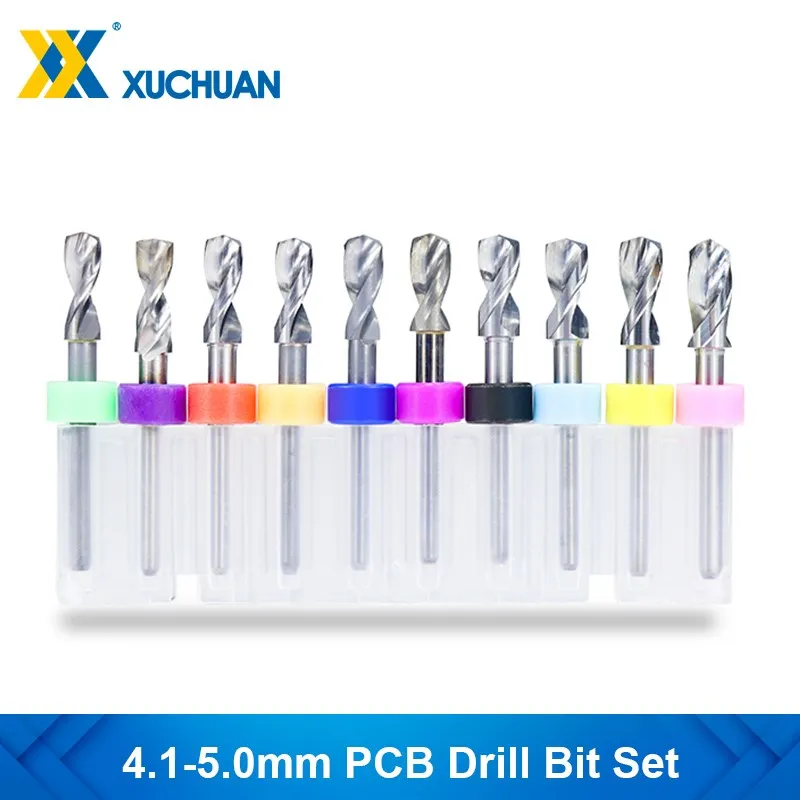 XUCHUAN 카바이드 PCB 드릴 비트 세트 3.1-5.0mm 3.175mm (1/8 ..