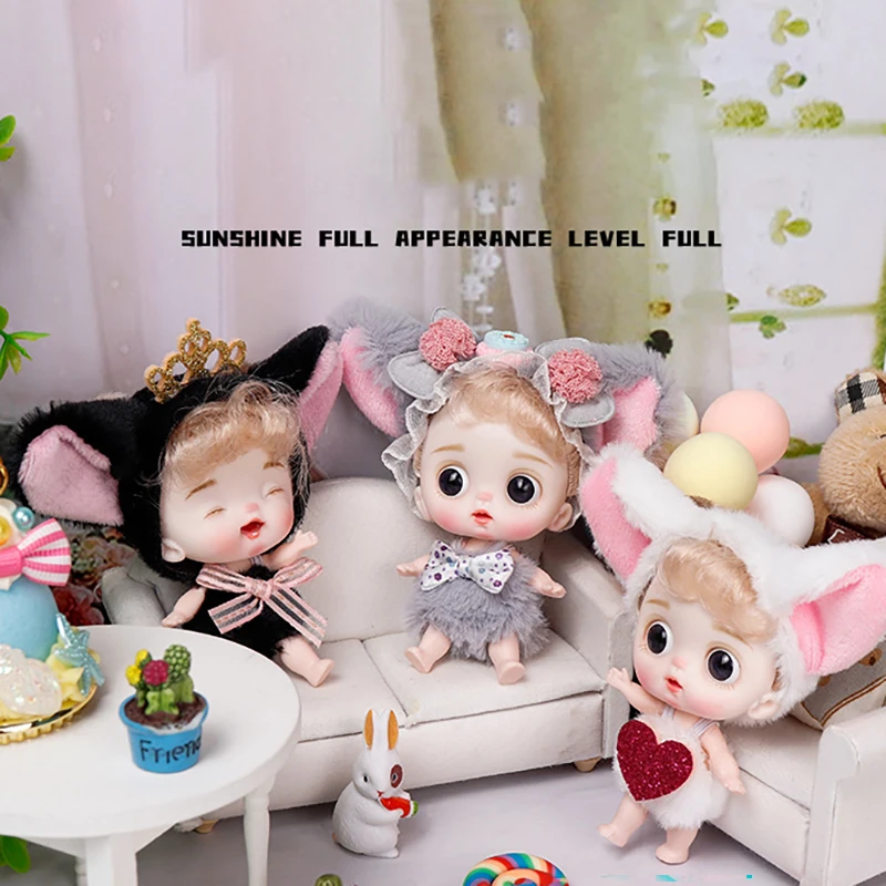 

Супер милая кукла OB11 1/12 BJD куклы мини куклы для девочек Детская кукла игрушка подарок орнамент Игрушки для девочек куклы Lol
