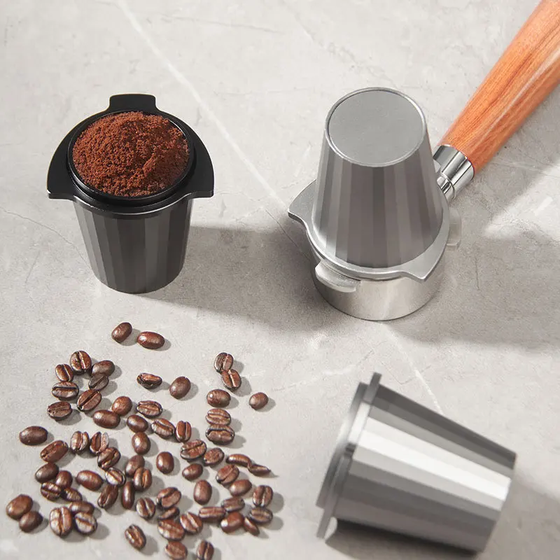 

Coffee Tool Powder Cup Aluminum Alloy Suitable for Breville 8 Series Coffee Powder Cup Grinder Powder Receiver