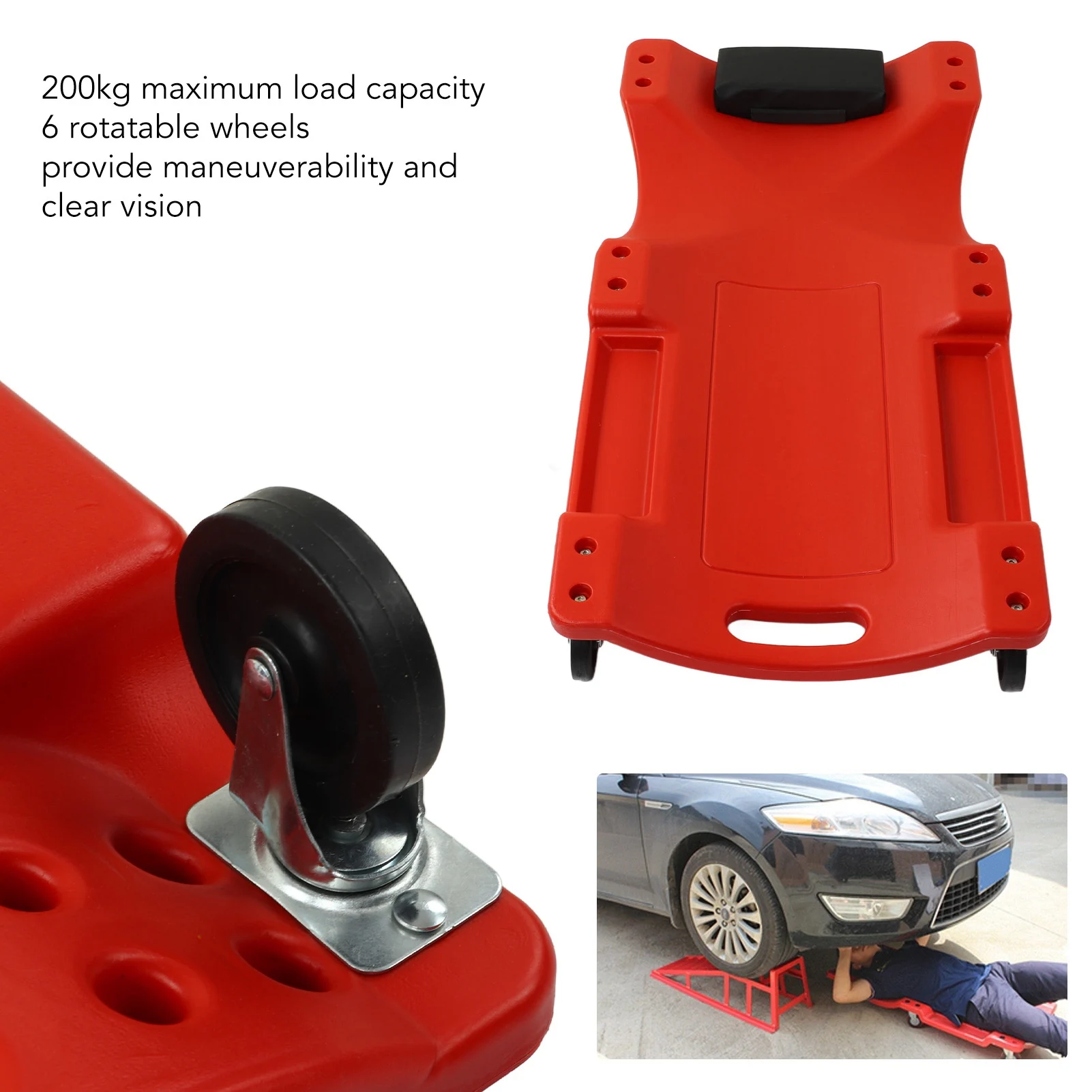 Bottom Chassis Repair Tools 36in Auto Repair Lying Board Car Repairing Deck Bottom Chassis Tools With Padded Headrest car repair tools
