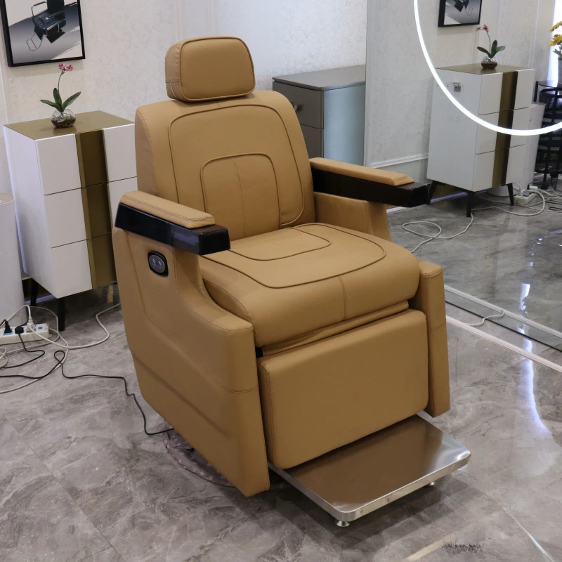 

Электрический складной стул для парикмахерской, парикмахерской, салона красоты, регулируемый стул для парикмахерской