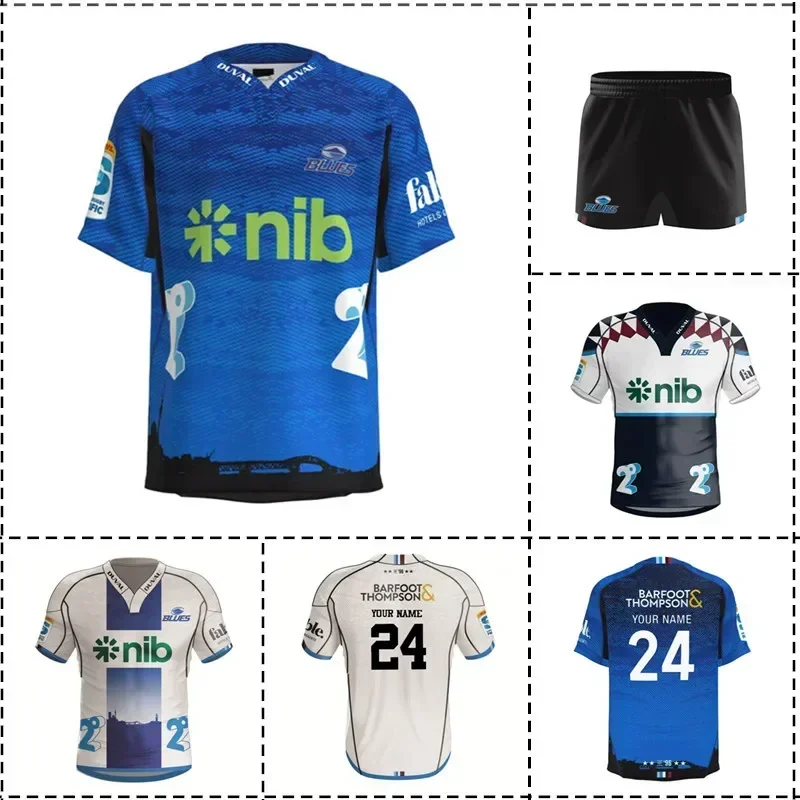 2024 Blues Home / Away / Heritage Super Rugby Jersey Shorts - Mens Size:S-5XL(Print Name Number)Top Quality