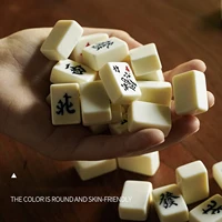 Mini Mahjong 144pcs/set Chinese Traditional Mahjong Board Game Family Toys Exquisitely Carved Numbers And Chinese Characters 2