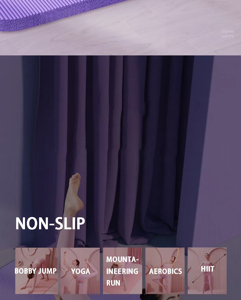 Yoga Mat with A Thickness of 20mm Anti Slip Pilates Fitness Mat Environmentally Friendly Tear Resistant WOMEN'S Yoga Mat Sa1b472b7fc924185aad6f5e76a460e5ef