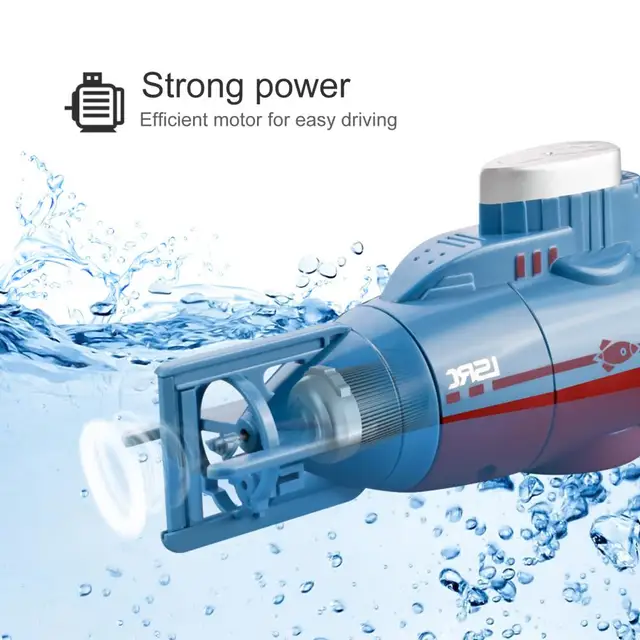 Rechargeable 1 Set Mini Remote Control Submarine Water Speedboat Toy Miniature RC Boat Toy Simulation   Boys Girls Gift 4