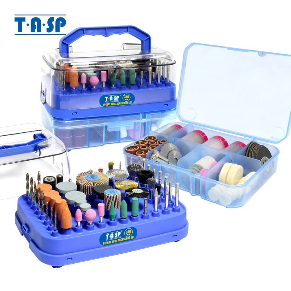 TASP 310pcs Rotary Tool Accessories Kit 3.2mm Shank for Dremel