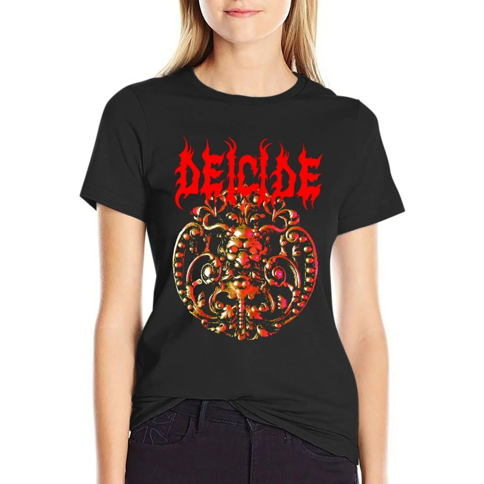 Deicide Classic Debut T-Shirt cute clothes lady clothes summer tops tight shirts for Women
