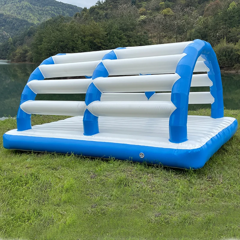 

Foldable Floating Water Hammock Float Lounger Floating Toys Inflatable Floating Subway Swimming Pool Inflatable Hammock Bed