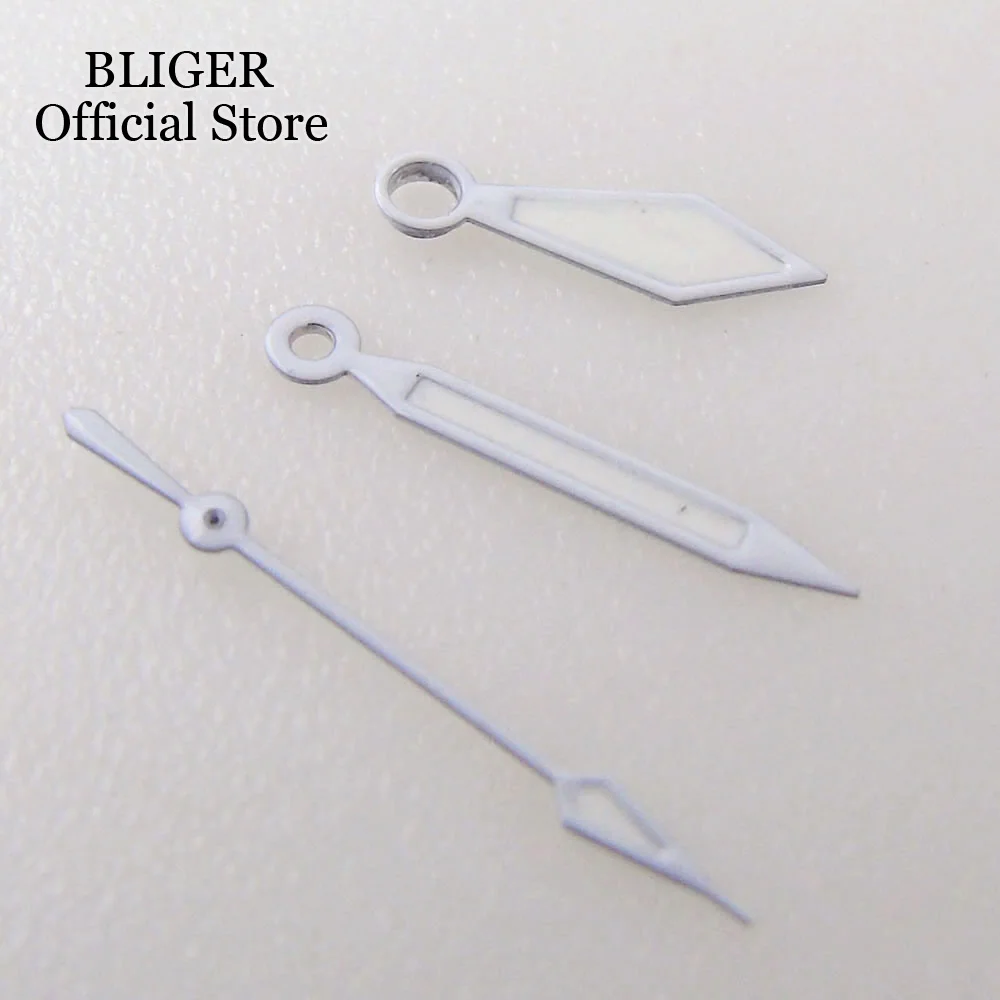 New Luminous White Watch Hand Needles for NH35A NH36A Automatic Movement Accessories Watch Parts