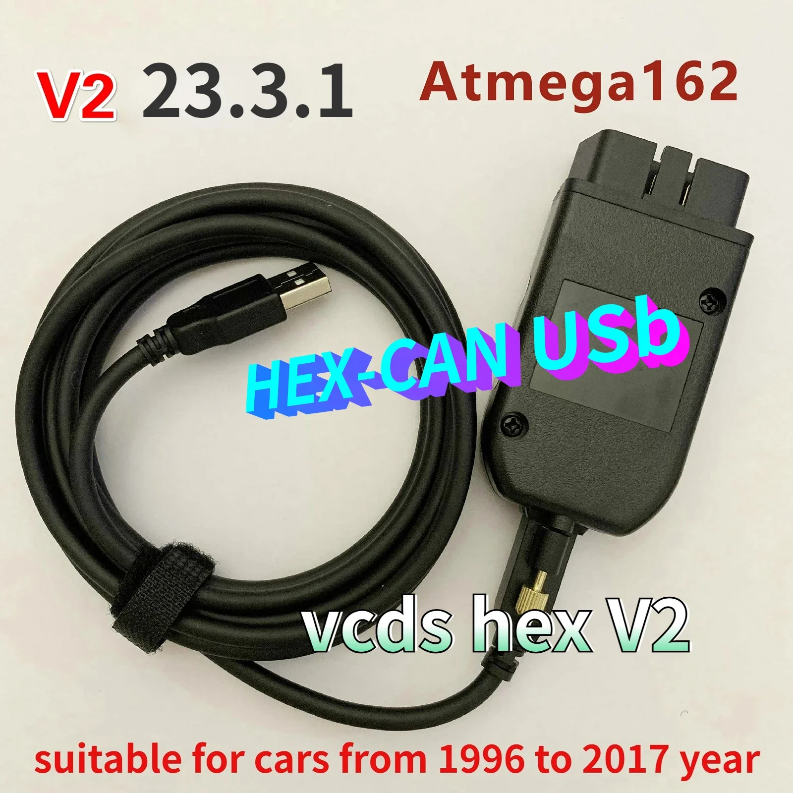 VCDS HEX V2 Interface VAG COM 23.10 VAG COM 23.3 FOR VW AUDI Skoda Seat VCDS 23.3 English +VCDS Polish
