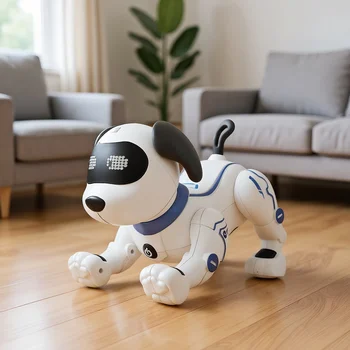 Giocattolo per cani robot programmabile - Controllo touch intelligente con movimenti di danza per bambini