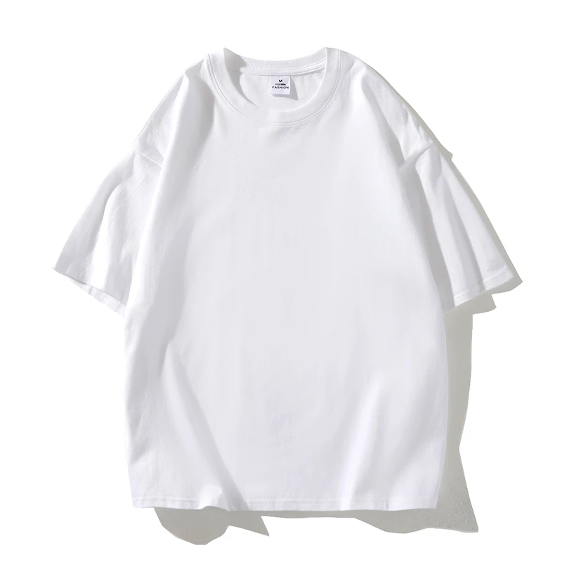 Maglietta da uomo nuova estate moda Solid Basic allentata Hip Hop T-Shirt manica corta per uomo donna Casual Cotton Streetwear Top Tees