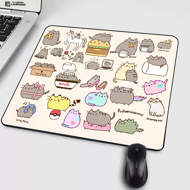 Cat Cartoon Mouse Pad Anime Mausepad PC Gamer Cabinet Tapis De Souris Varmilo Keyboard Gaming Accessories Laptop Mousepad