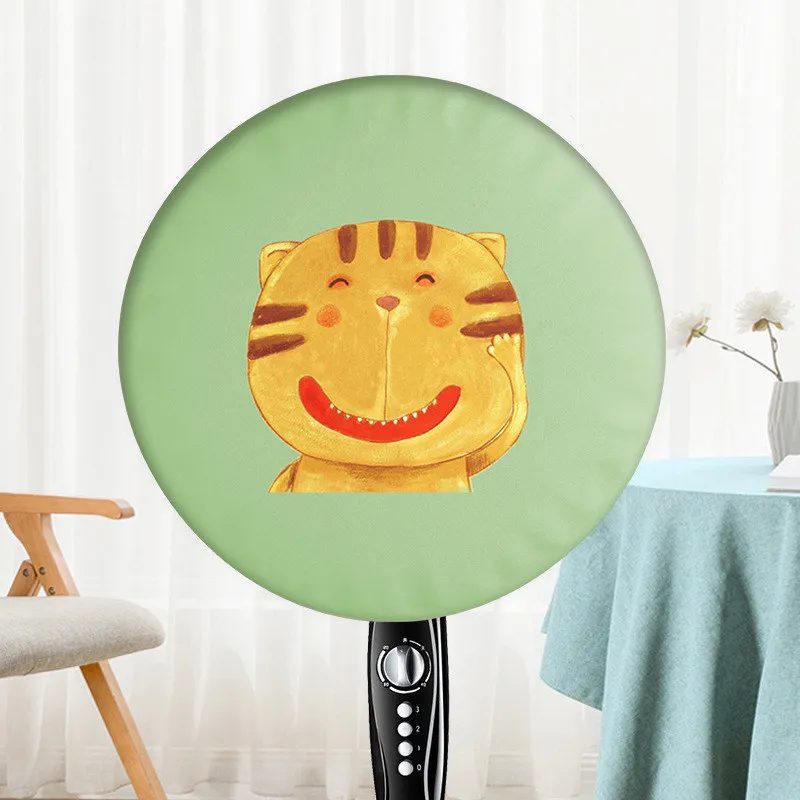 1 Pcs Electric Fan Cover Fan Accessories Anti-pollution Cute Home Storage Supplies Round Dustproof Covers Protective Cap