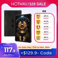 HOTWAV R8 Rugged Tablet Android 14 10.1 inch HD+10800mAh Battery 5MP+13MP Camera tablets 4GB+128GB 8-core tablet Global 1