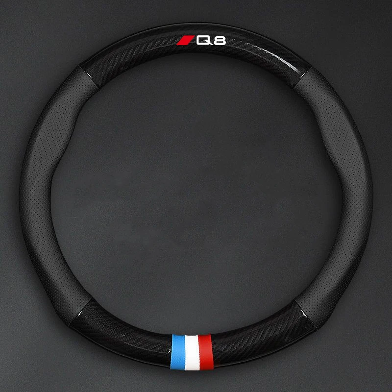 

High Quality Carbon Fiber Leather Anti-slip Protective Cover For Audi Q8 Auto Accessories Women Man Summer Winter