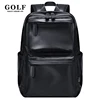 GOLF Men Backpack Bag Leather Business Backpack Laptop 15 6 inch Elegant Black Waterproof Back Pack Bags with Multi Compartments 1
