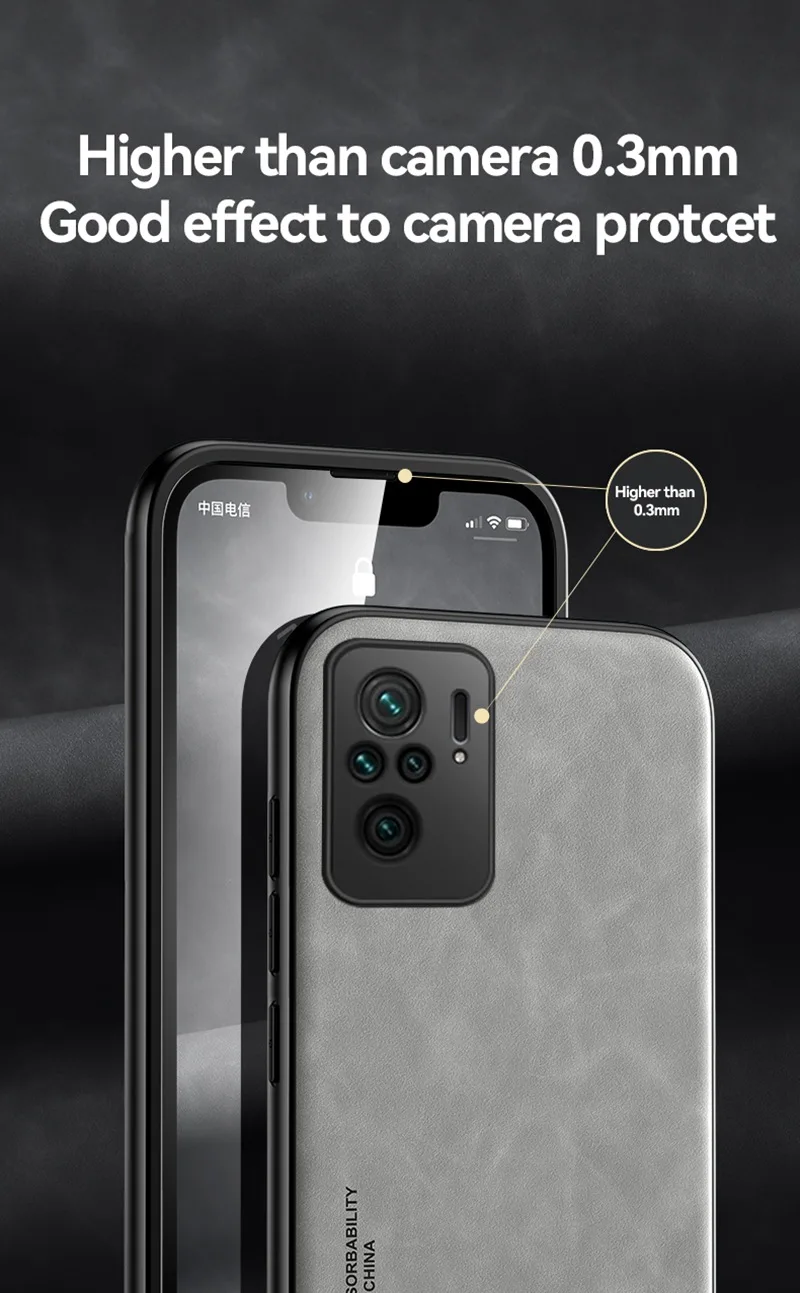Luxury Phone Case For Xiaomi Redmi Note Series Matte Silicone_voghion.com