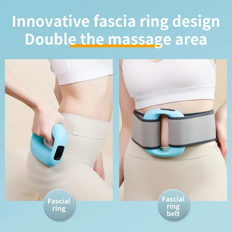Portable Gym Machine Fascial Belly Massager Fast Weight Loss Physiotherapy For Female Body Pain Relief Recovery Muscle Vibrator