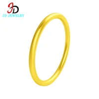 Fashion Bracelets Simple Gold Bangles Designs With 24k Gold Plated Chunky Gold Bangle Dubai Jewelry 1