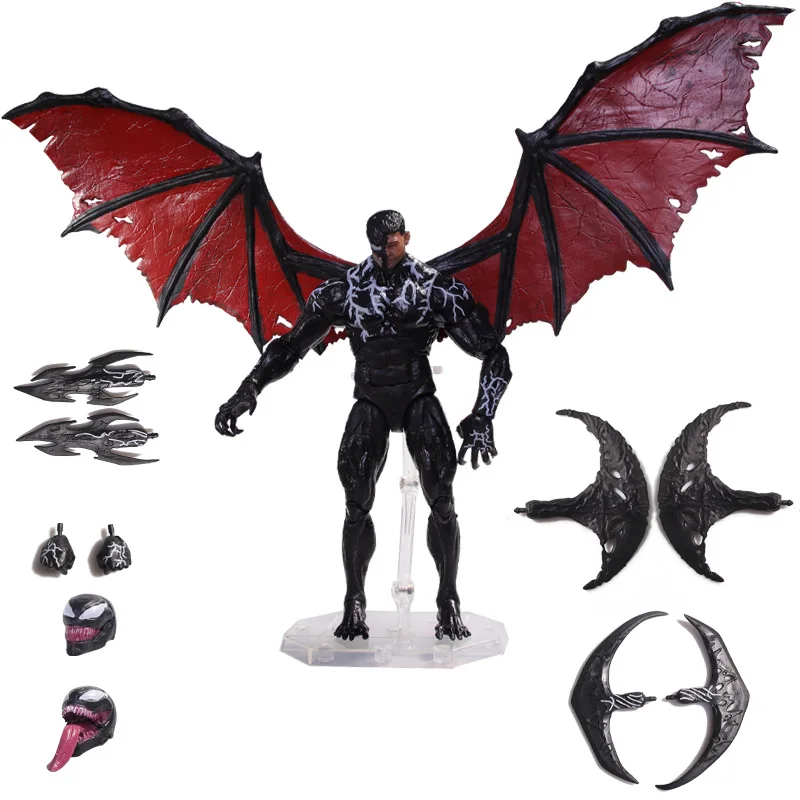 Marvel Legends Venom Carnage Figure Cletus Kasady Mafex 088 Venom Con Giunti Ad Alette Action Figure Mobile Giocattolo Decorazione Bambola