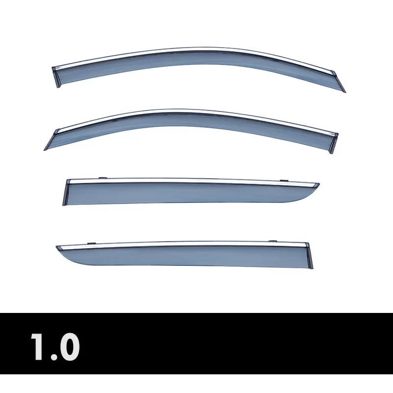Window Visor For Toyota CHR IZOA-Accessories Outer Trim Chrome Deflectors Rain Guard Door Visor Vent Shades Ventvisor