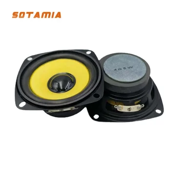 SOTAMIA 풀 레인지 스피커 오디오 앰프 사운드 라우드 스피커, DIY 홈 시어터 음악 스테레오 블루투스 스피커, 4 옴 5W, 3 인치, 2 개