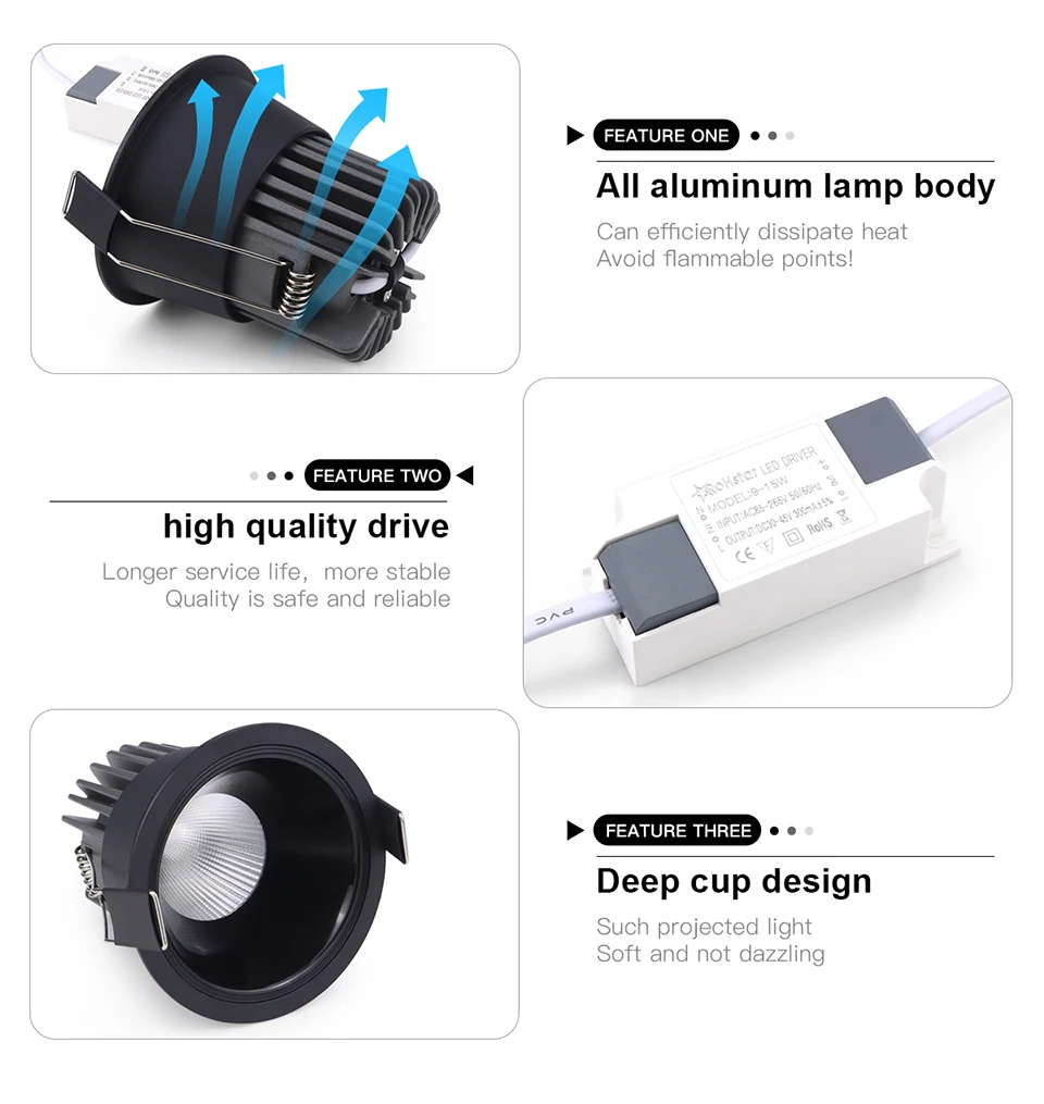 Aluminum COB LED Spotlight Image 5