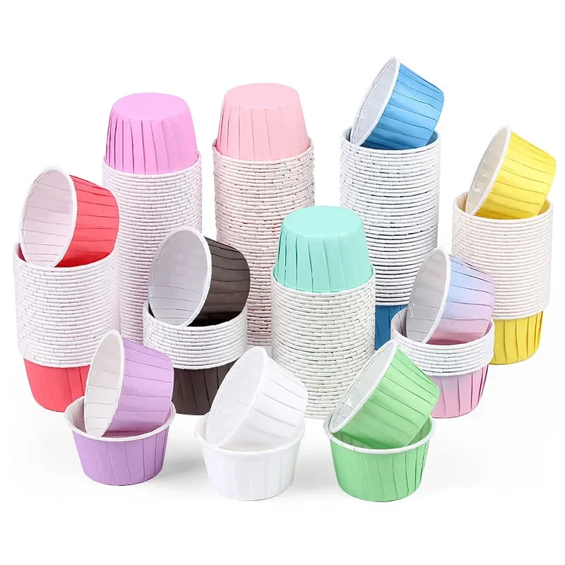 50-Pack Large Paper Cupcake & Muffin Cups 4