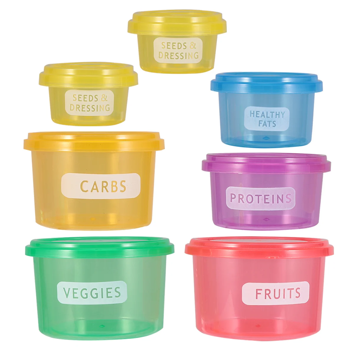 1-set-7-pcs-diet-portion-control-containers-fresh-keeping-food-box